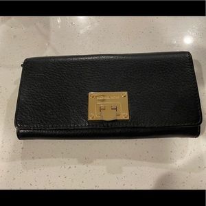 Michael Kors black long wallet